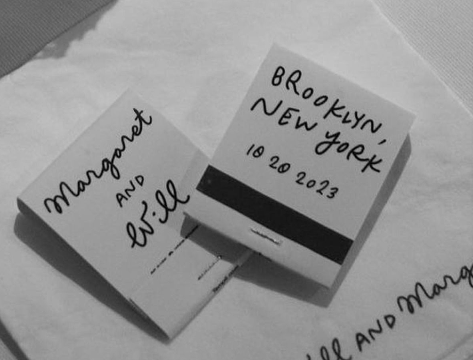 wedding matchbooks